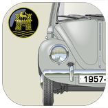 VW Beetle 1957-59 Coaster 7